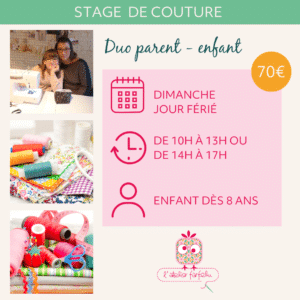 Stage couture parent enfant